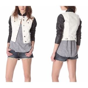 DL1961 Rocky Speed Jacket Sheep Leather Size Large.